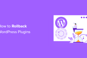 Come eseguire il rollback dei plugin di WordPress (controllo della versione per principianti)